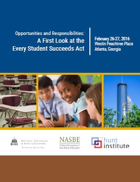 A First Look at the Every Student Succeeds Act - The Hunt Institute