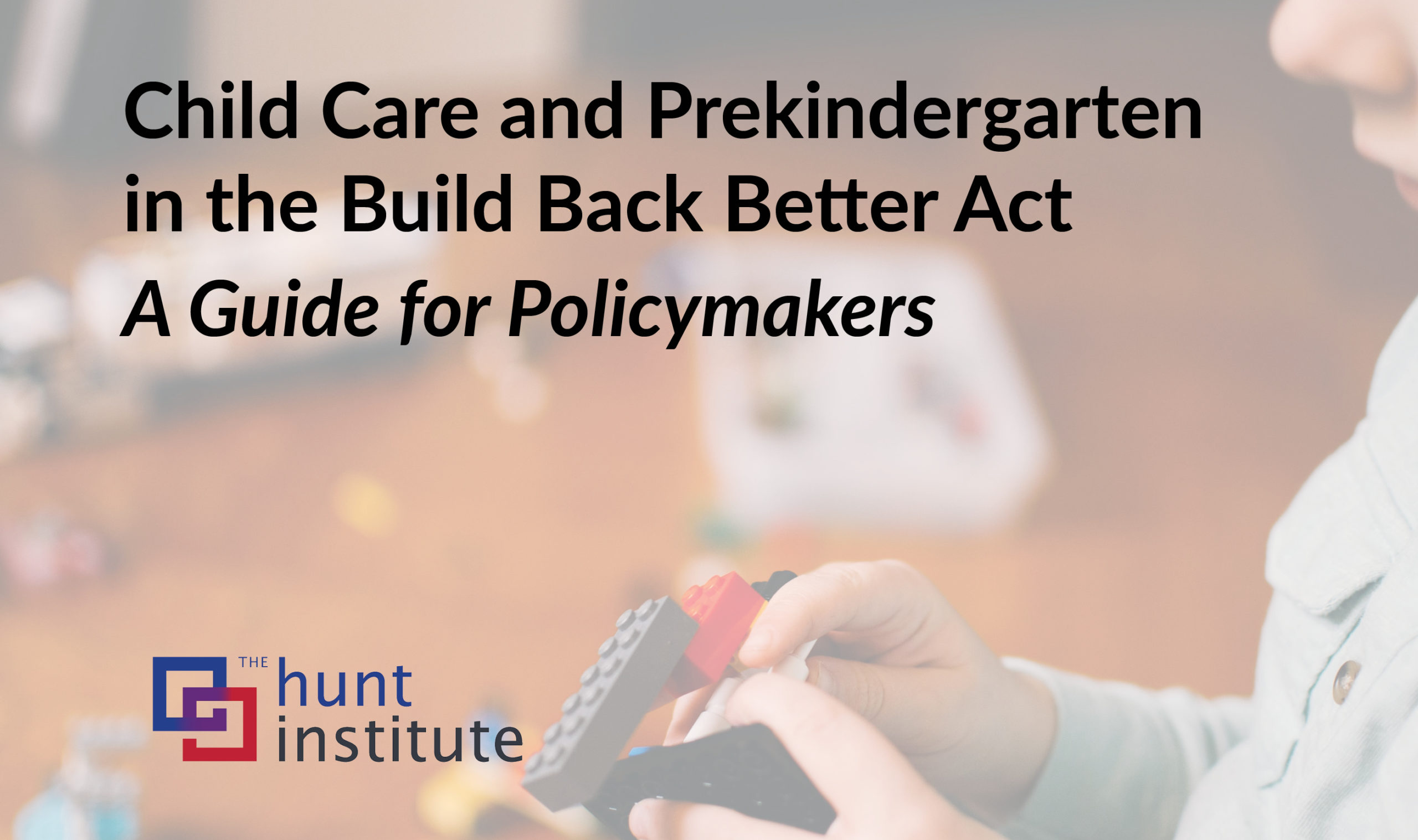 Build Back Better Guide For Policymakers | Early Childhood Education ...