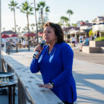 Governor Susana Martinez, New Mexico 2011-2019, speaks to Fellows before dinner at Hotel del Coronado.
